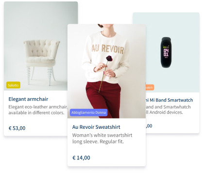 produktkort för vetrinalive ecommerce