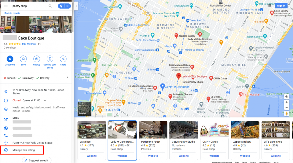 claim your company on Google Maps