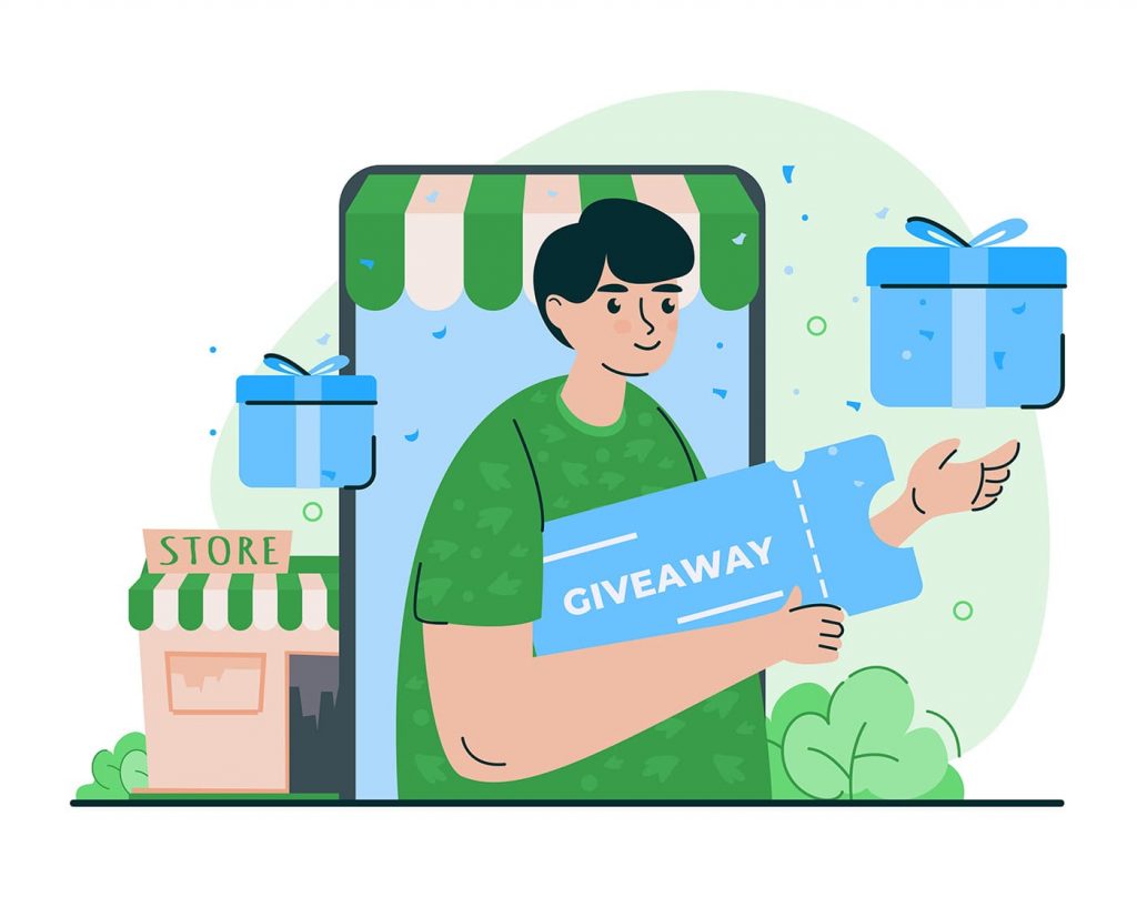 run a giveaway to increase your website traffic