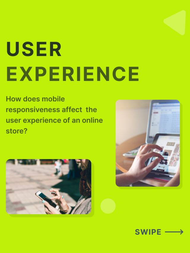 User experience for online stores